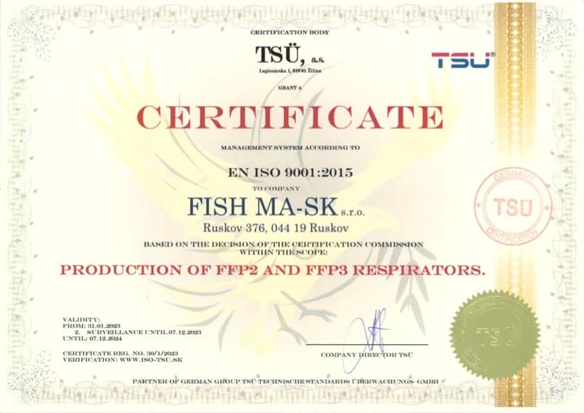 Certificate ISO 9001 (EN)