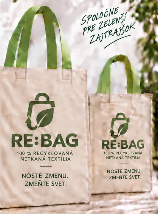 Nákupné tašky RE:BAG z recyklovanej netkanej textílie